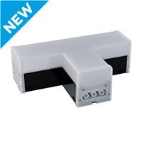 Светильник-коннектор Т-образный LED 10Вт, черный корпус, дневной белый свет 4000К, 1000лм, IP40, размер 181x55x116,5 мм