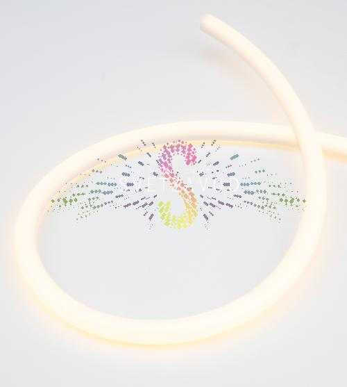 Светодиодный гибкий неон, круглый, теплый белый, Ø16мм, 360°, 144LED, 220В, IP65, 50м, Neon-Night