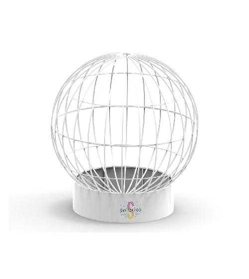 Подставка-подиум для шара 110см, 55х18,3см, белая