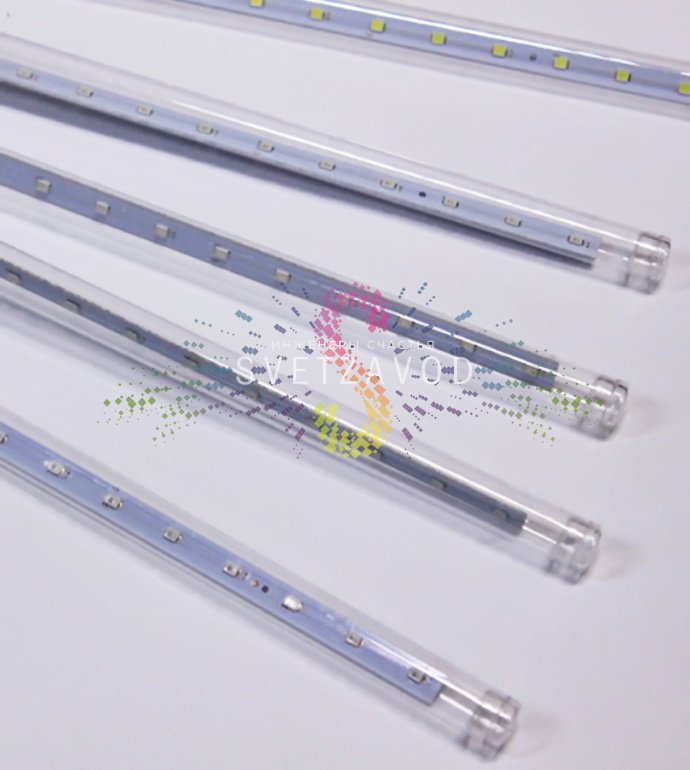 Гирлянда светодиодная Тающие сосульки 540LED 12В IP65 с блоком питания для улицы