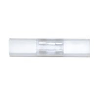 Прямой ПВХ коннектор Apeyron Electrics для одноцветного LED неона 10.5×18.5 мм, арт. SAP-1259, размер 18×12×2 мм, белый