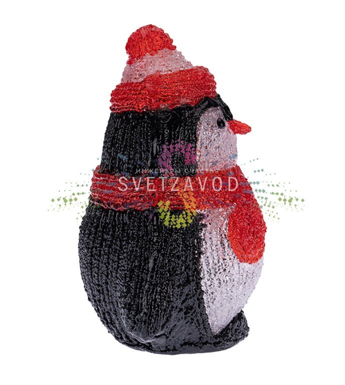 Детальное фото акриловой светодиодной фигуры 3D Пингвиненок (SAK-400) от Neon-Night. Видна объемная форма, внутренняя подсветка от 20 светодиодов и качество акрила. Детальное фото акриловой светодиодной фигуры 3D Пингвиненок (SAK-400) от Neon-Night. Видна объемная форма, внутренняя подсветка от 20 светодиодов и качество акрила.