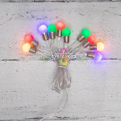 Гирлянда светодиодная на батарейках Мини-лампочки, 1,5м, мульти, Neon-Night