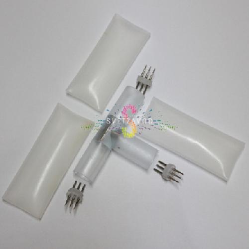 Коннектор cоединительный T-образный, для светодиодного дюралайта, 3W Ø 13мм