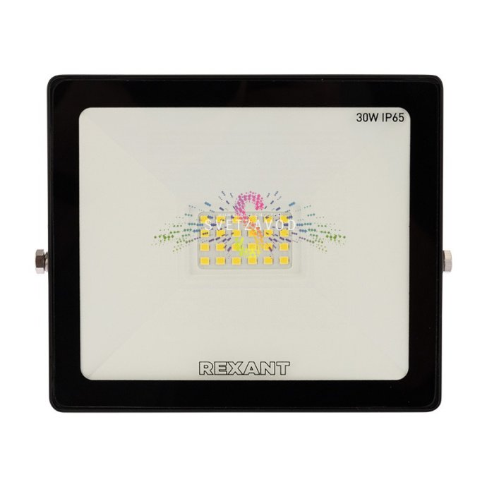 Светодиодный прожектор REXANT 30Вт холодного белого света (6500K) в черном алюминиевом корпусе с поворотным кронштейном и защитой IP65. Светодиодный прожектор REXANT 30Вт холодного белого света (6500K) в черном алюминиевом корпусе с поворотным кронштейном и защитой IP65.