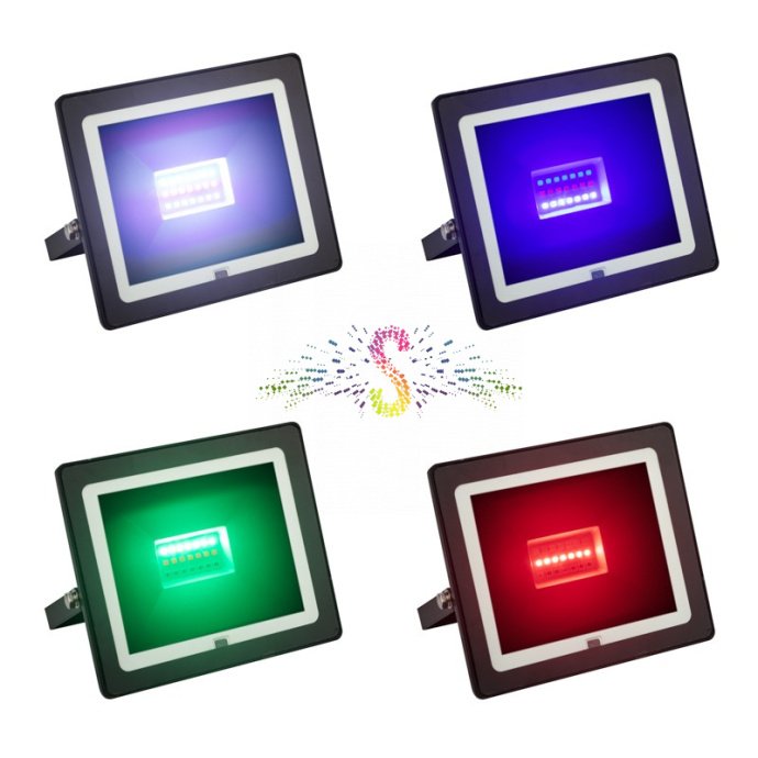 Светодиодный RGB прожектор REXANT 20Вт, черный алюминиевый корпус, степень защиты IP65, в комплекте пульт ДУ. Светодиодный RGB прожектор REXANT 20Вт, черный алюминиевый корпус, степень защиты IP65, в комплекте пульт ДУ.