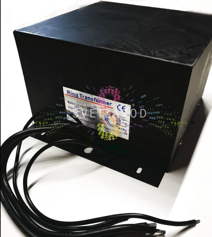 Детальное фото блока питания SGT-307 220/24В, 1000Вт, степень защиты IP68, с клеммами и маркировкой.