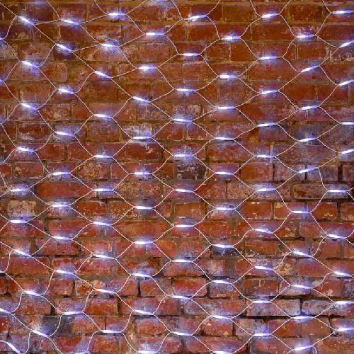 Гирлянда сеть, 2х3м, холодный белый, 432 LED, белый каучук, IP67, Neon-Night 