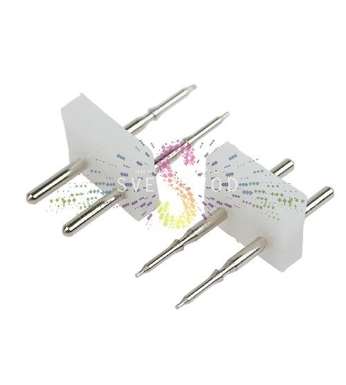 Разъем-иглы для соединения гибкого неона 15х26мм, с термоусадкой, 10шт, Neon-Night