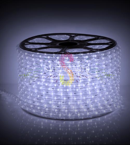Светодиодный дюралайт, Ø 13мм, 220В, 2W, 36 led/м, фиксинг, белый, шаг 1м, 100м, Rich Led