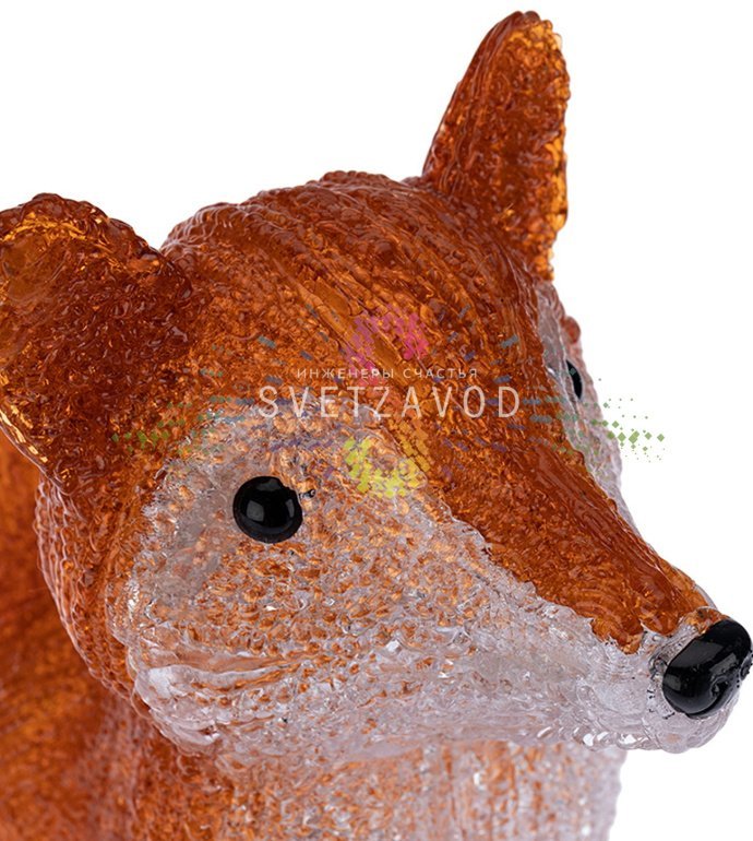 Детальное фото акриловой фигуры 3D Лисенок с подсветкой от 30 светодиодов. Видны габариты 28х15х26 см и качество акрила. Детальное фото акриловой фигуры 3D Лисенок с подсветкой от 30 светодиодов. Видны габариты 28х15х26 см и качество акрила.