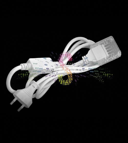 Силовой шнур с диодным мостом для светодиодного дюралайта 5W,11х28мм