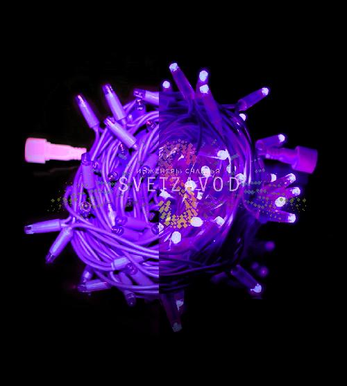 Гирлянда-нить Стринг Лайт, 24В, фиксинг, фиолетовая, 10м, фиолетовая резина, IP65, Rich Led Гирлянда-нить Стринг Лайт, 24В, фиксинг, фиолетовая, 10м, фиолетовая резина, IP65, Rich Led