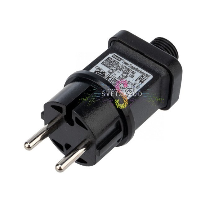 Светодиодный проектор Звездное небо Neon-Night черного цвета из АБС-пластика с пультом ДУ, кабелем 3 м и блоком питания.