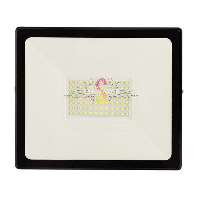 Поворотный светодиодный прожектор REXANT 100Вт зеленый с креплением для накладного монтажа