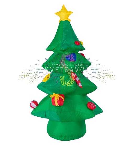 Надувная фигура 3D Ель праздничная, 120 см, 12В, с компрессором и адаптером, Neon-Night