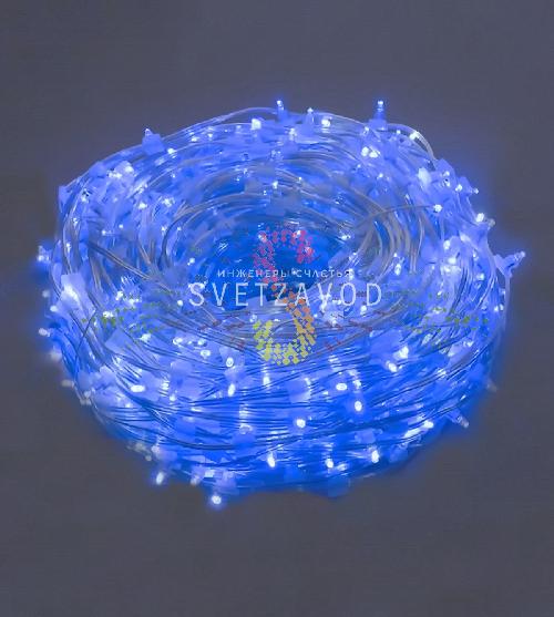 Клип Лайт 12В, фиксинг, синий, 666 LED, 100м, прозрачный ПВХ, с защитным колпачком, IP64 Клип Лайт 12В, фиксинг, синий, 666 LED, 100м, прозрачный ПВХ, с защитным колпачком, IP64
