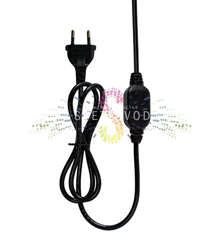 Детальное фото светодиодной снежинки 95 см от Neon-Night. Виден металлический каркас с порошковой покраской и светодиодный дюралайт.