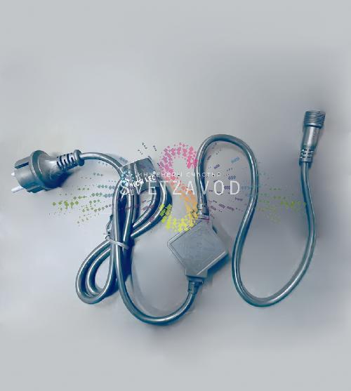 Блок питания универсальный 220В, 4А, для светодиодных дождей с мерцанием, черный, Rich Led