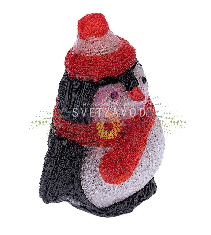 Детальное фото акриловой светодиодной фигуры 3D Пингвиненок (SAK-400) от Neon-Night. Видна объемная форма, внутренняя подсветка от 20 светодиодов и качество акрила. Детальное фото акриловой светодиодной фигуры 3D Пингвиненок (SAK-400) от Neon-Night. Видна объемная форма, внутренняя подсветка от 20 светодиодов и качество акрила.