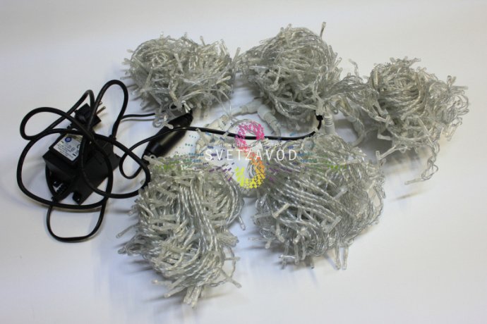 Клип Лайт Спайдер, 24В, 5 нитей по 20м, зеленый, фиксинг, прозрачный ПВХ, IP64