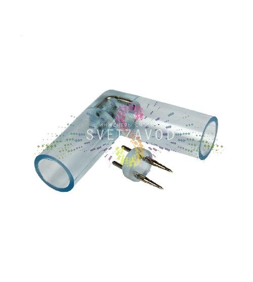 Коннектор cоединительный L-образный, для светодиодного дюралайта, 2W Ø 13мм, уп. 10шт, Neon-Night Коннектор cоединительный L-образный, для светодиодного дюралайта, 2W Ø 13мм, уп. 10шт, Neon-Night