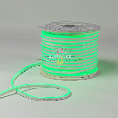 Светодиодный гибкий неон, зеленый, 8х16мм, 120SMD2835, 220В, IP65, 100м, Neon-Night