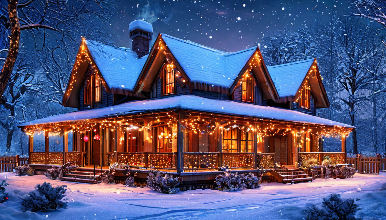 Как выбрать гирлянду для загородного дома