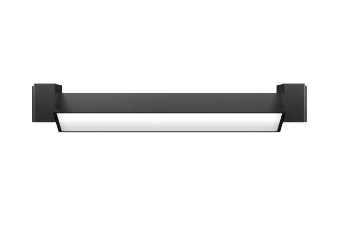 Черный алюминиевый трековый светильник, поворотный, LED SMD 2835, дневной белый 4000К, 335мм