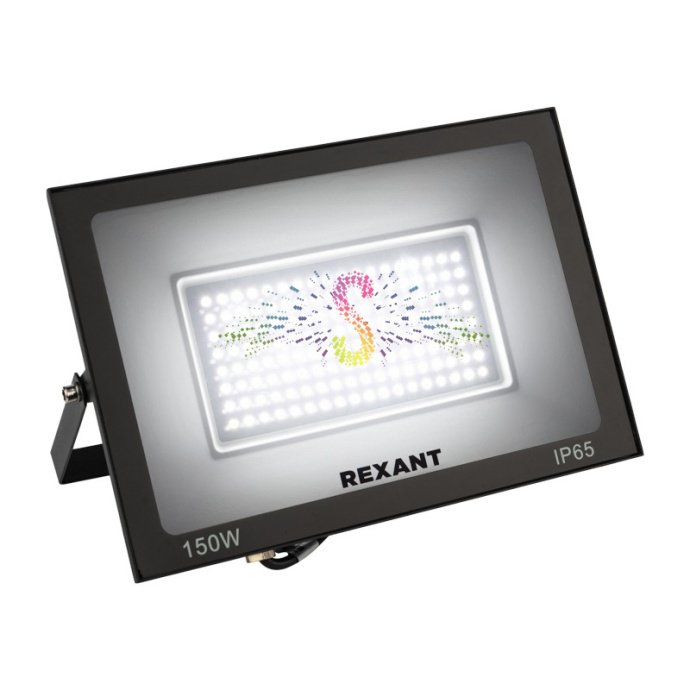 Поворотный светодиодный прожектор REXANT 150Вт IP65 для архитектурной подсветки зданий