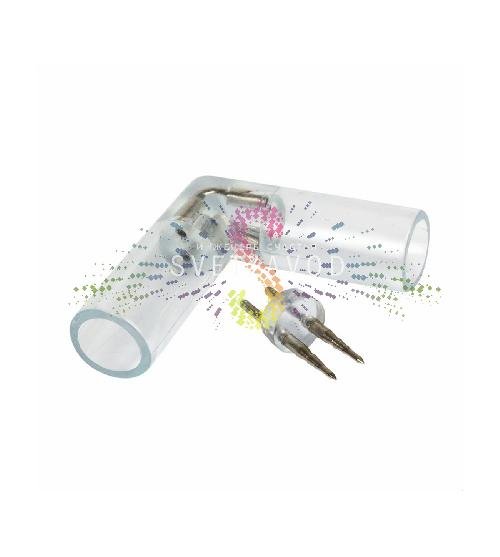 Коннектор cоединительный L-образный, для светодиодного дюралайта, 2W Ø 10мм, уп. 10шт, Neon-Night