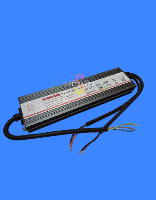 Импульсный блок питания для Клип Лайта, 220/12В, 200Вт, IP67