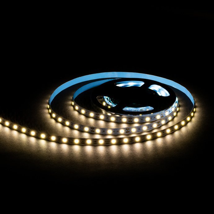 Фото LED ленты Apeyron Electrics нейтр. белый 4000K, 12В, SMD5630 60LED/м, белая плата, IP20, для интерьера.