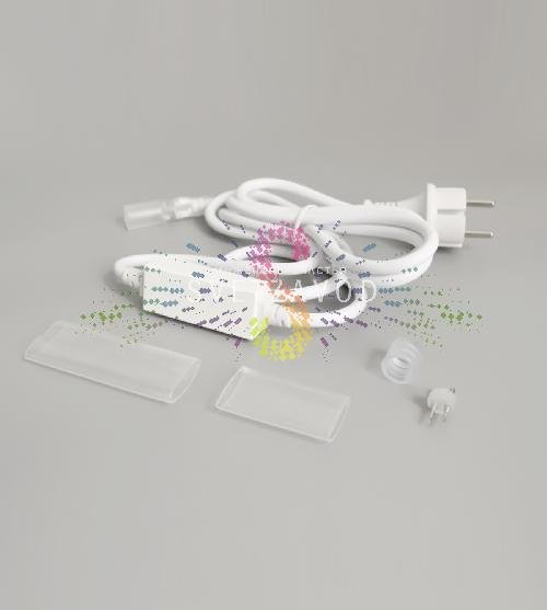 Комплект подключения для светодиодного дюралайта 2W Ø 13мм, 1,5А, белый, Rich Led Комплект подключения для светодиодного дюралайта 2W Ø 13мм, 1,5А, белый, Rich Led