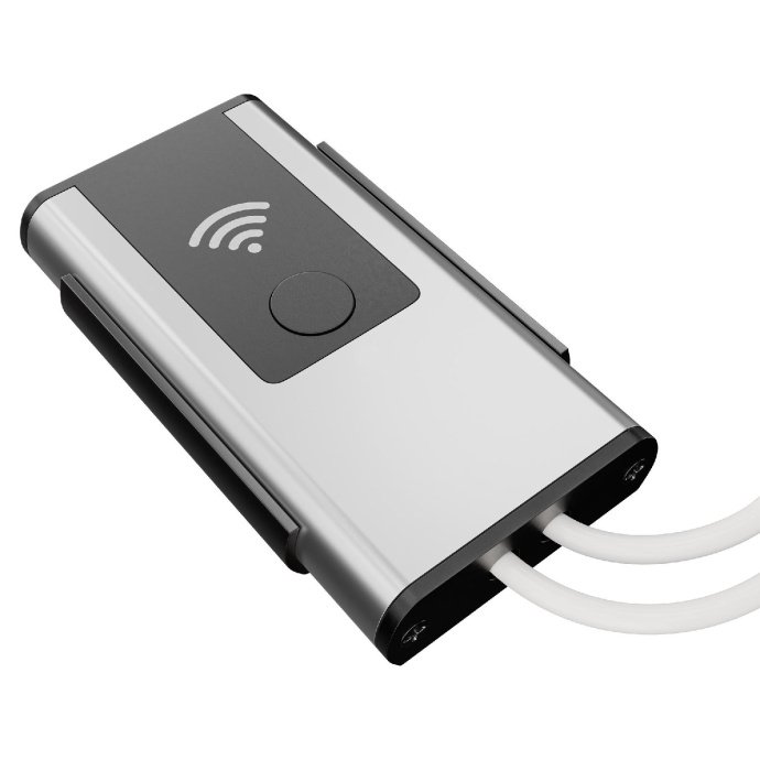 Фото Wi-Fi контроллера mono 12/24В 72Вт, алюминиевый корпус, диммер для LED ленты, размер 59x9x31 мм, IP20.