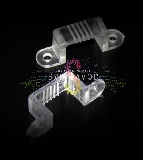 Клипса монтажная для светодиодного дюралайта 11х28 мм, уп. 100шт 