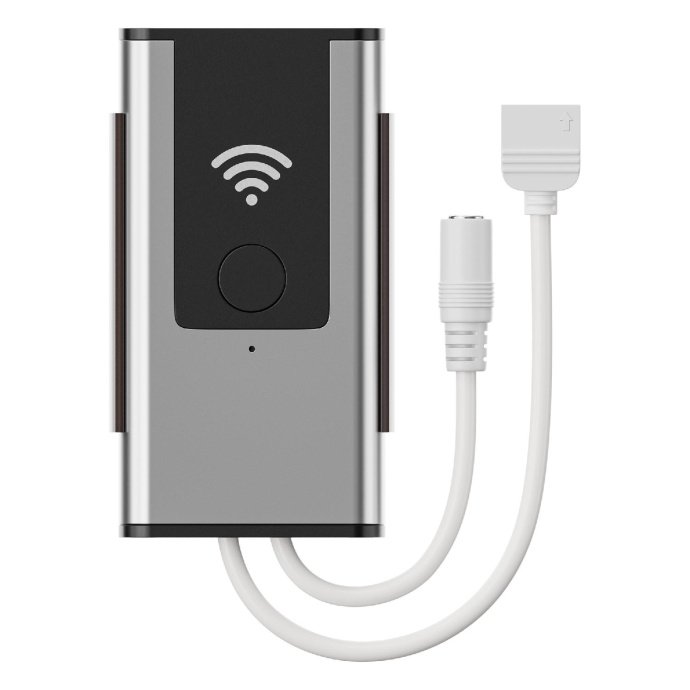 Умный Wi-Fi контроллер RGB 12/24В 72Вт 59x9x31мм в алюминиевом корпусе, с клеммной колодкой для светодиодной ленты, накладной монтаж, IP20