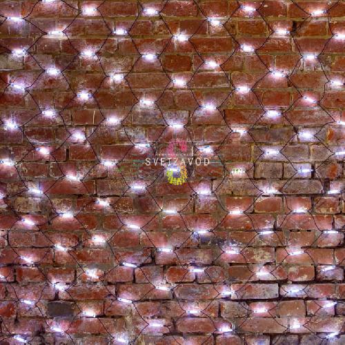 Гирлянда сеть, 2х4м, холодный белый, 560 LED, черный каучук, IP67, Neon-Night 
