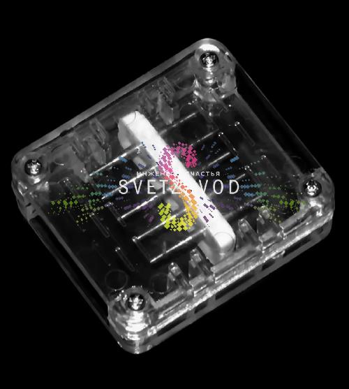 Коннектор cоединительный I-образный, для светодиодного дюралайта, 5W 11х28мм, уп. 10шт