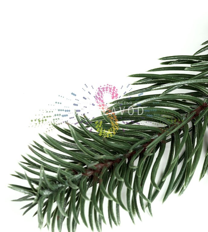 Детальное фото рождественского елового венка Neon-Night: густые литые ветки искусственной хвои, 10 декоративных шишек, диаметр 45 см.