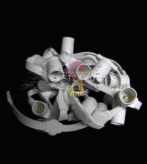 Белт лайт 5W, 220/24В, шаг 15см, E27, белый, чейзинг, 50м, влагозащищенный