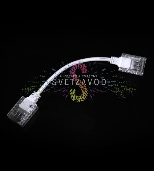 Коннектор cоединительный L-образный, для светодиодного дюралайта, 3W 11х18мм, уп. 10шт