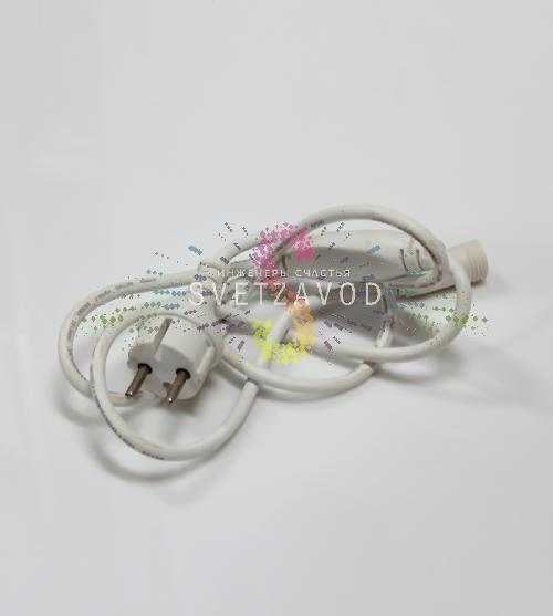 Блок питания для гирлянд-шариков Ø 25мм, 220В, 1,6А, белый