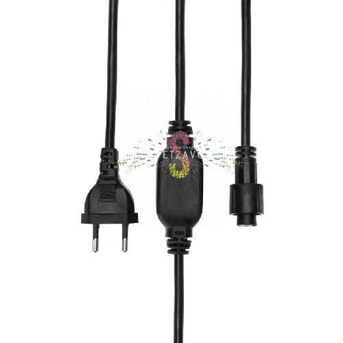 Блок питания для гирлянд Шарики, 220В, черный ПВХ, IP65, NEON-NIGHT