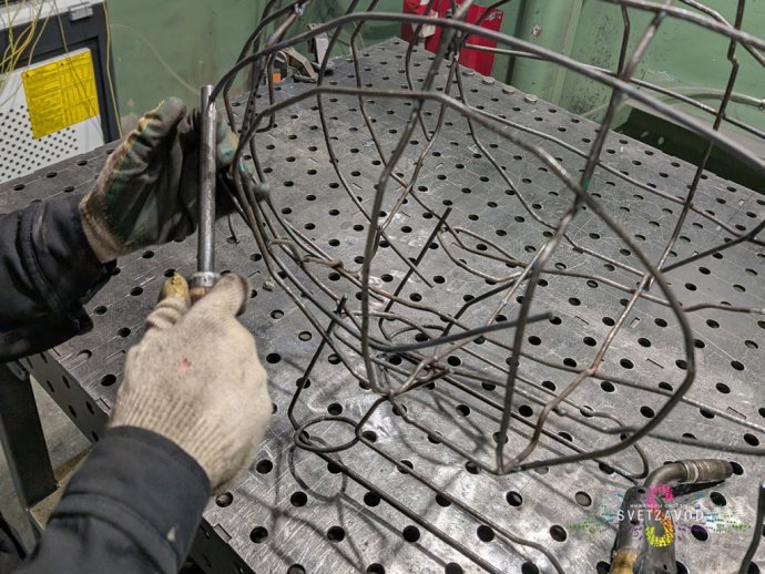 Сварка металлокаркаса