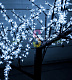 Светодиодное дерево Сакура, 2,5 м, Ø2 м, белое, 24B, 1728LED, IP54
