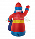 Надувная фигура 3D Дед Мороз с подарком, 180 см, 12В, с компрессором и адаптером, Neon-Night