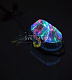 Строб-лампа светодиодная, RGB, 21 LED, 220В, накладная