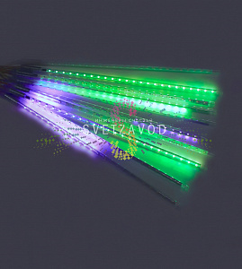 Гирлянда Тающие сосульки, RGB, 10х50см, шлейф 4,5м, 12В, 480LED, IP65, с блоком питания