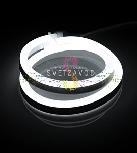 Светодиодный гибкий неон, белый, 12х25мм, 120SMD2835, 220В, IP65, 50м